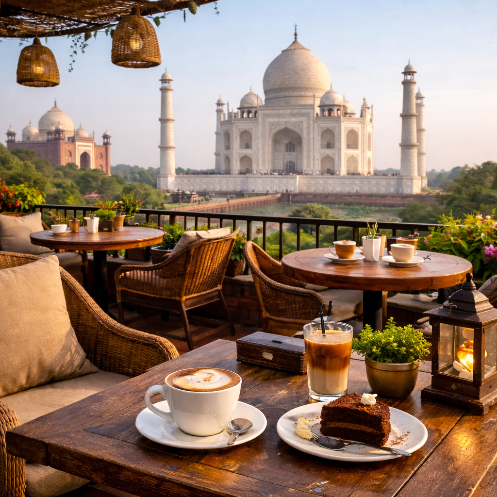 Qairo Agra | Top Cafe Near Taj Mahal Where You Can Enjoy Coffee With a Taj View